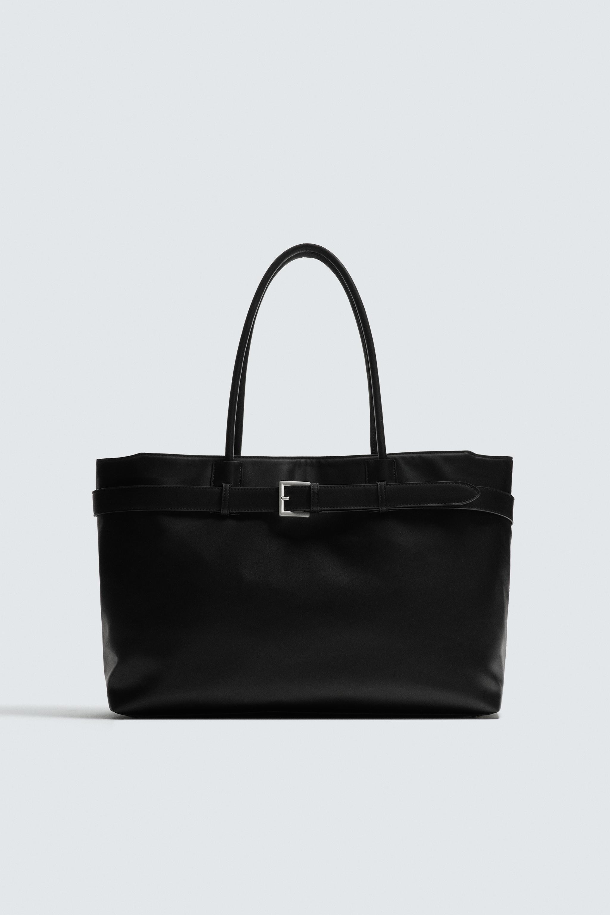 BELT DETAIL SHOPPER BAG